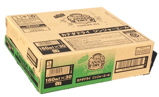 カナダドライ ジンジャーエール 缶 160ml 1ケース(※30本入