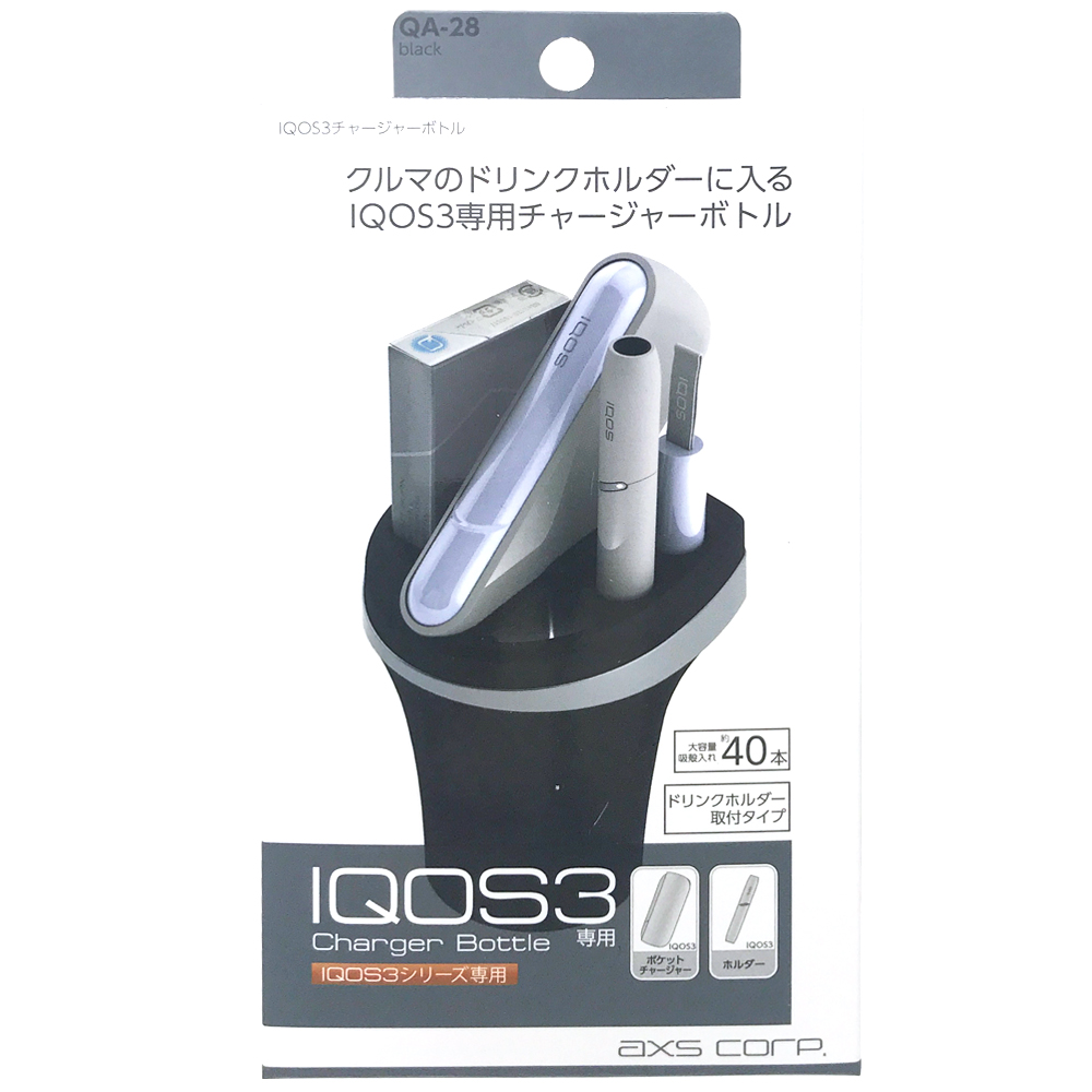 アークス iQOS3 チャージャーボトル ブラック QA-28｜宇佐美鉱油の総合通販サイトうさマート