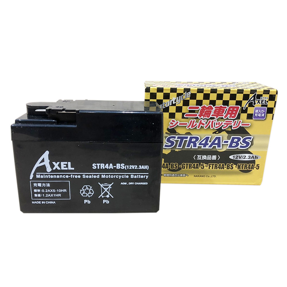 バイク用バッテリー STR4A-BS｜うさマートジャパンサービス株式