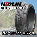 走行短め NEOLIN NEOSPORT STX 265/35R22 22インチ 夏タイヤ 4本 20年