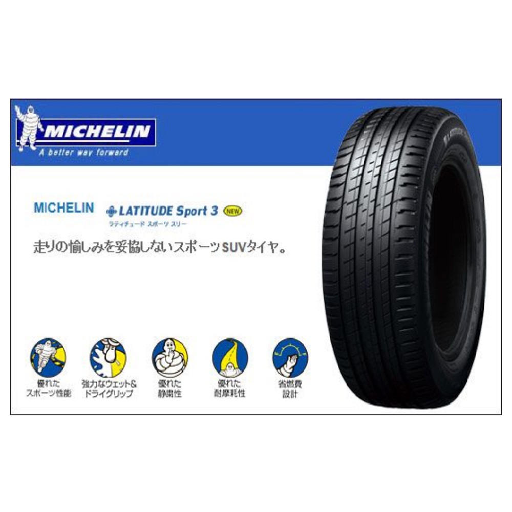 MICHELIN LATITUDE SPORT3 295/35R21 107Y XL N1｜うさマートジャパン