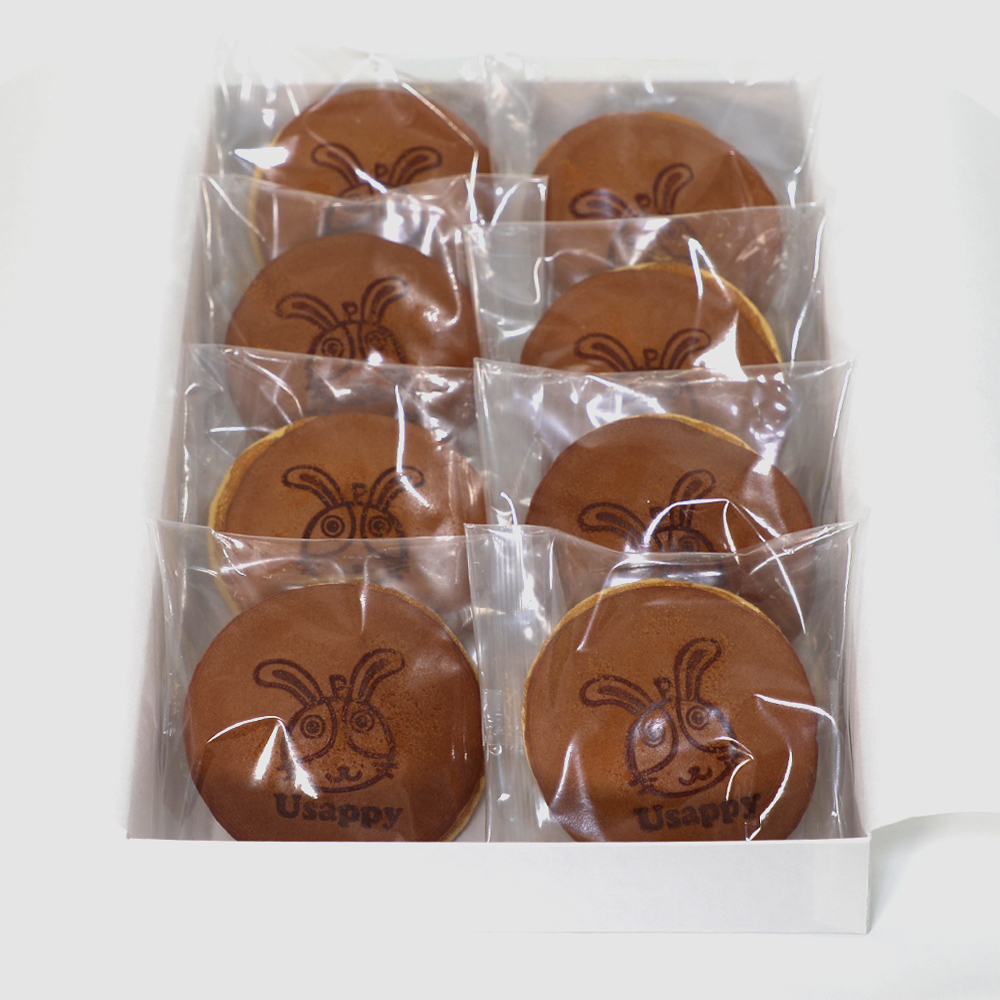 青野総本舗 うさっぴぃどら焼き 8個入｜うさマートジャパンサービス