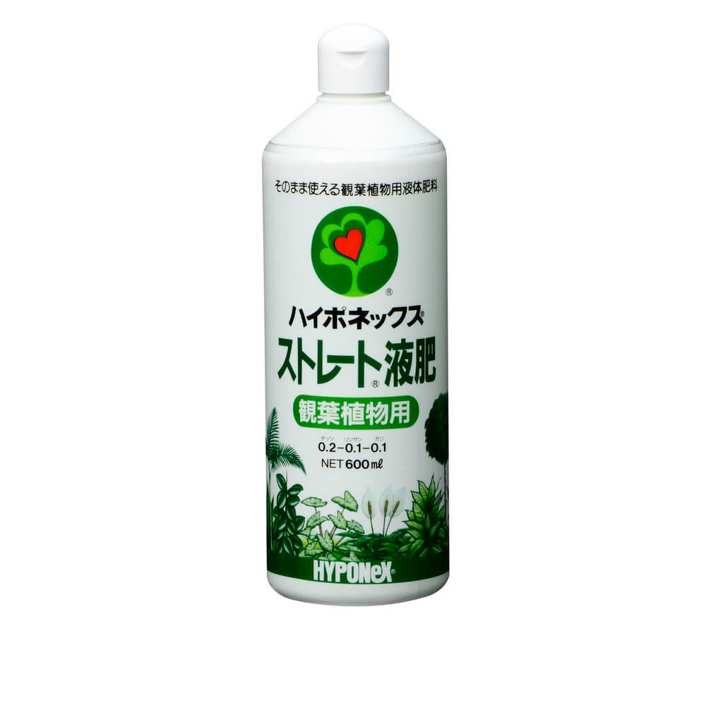 ハイポネックスジャパン ストレート液肥 観葉植物用 600ml 宇佐美鉱油の総合通販サイトうさマート