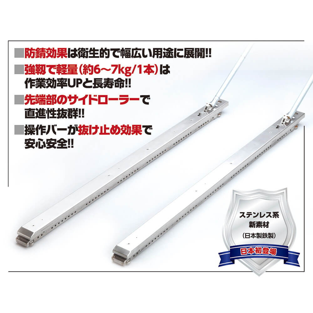 強靭なステンレス系新素材を使用 ティーディーエス