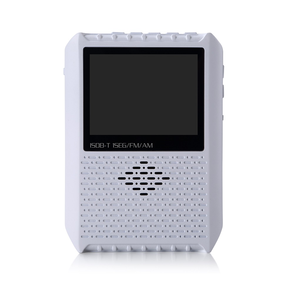 【美品】 WINTECH 録画 録音機能付き2.8インチ液晶ポータブルワンセグテレビ（AM FM搭載） TVR-L39M ブラック 防災機能