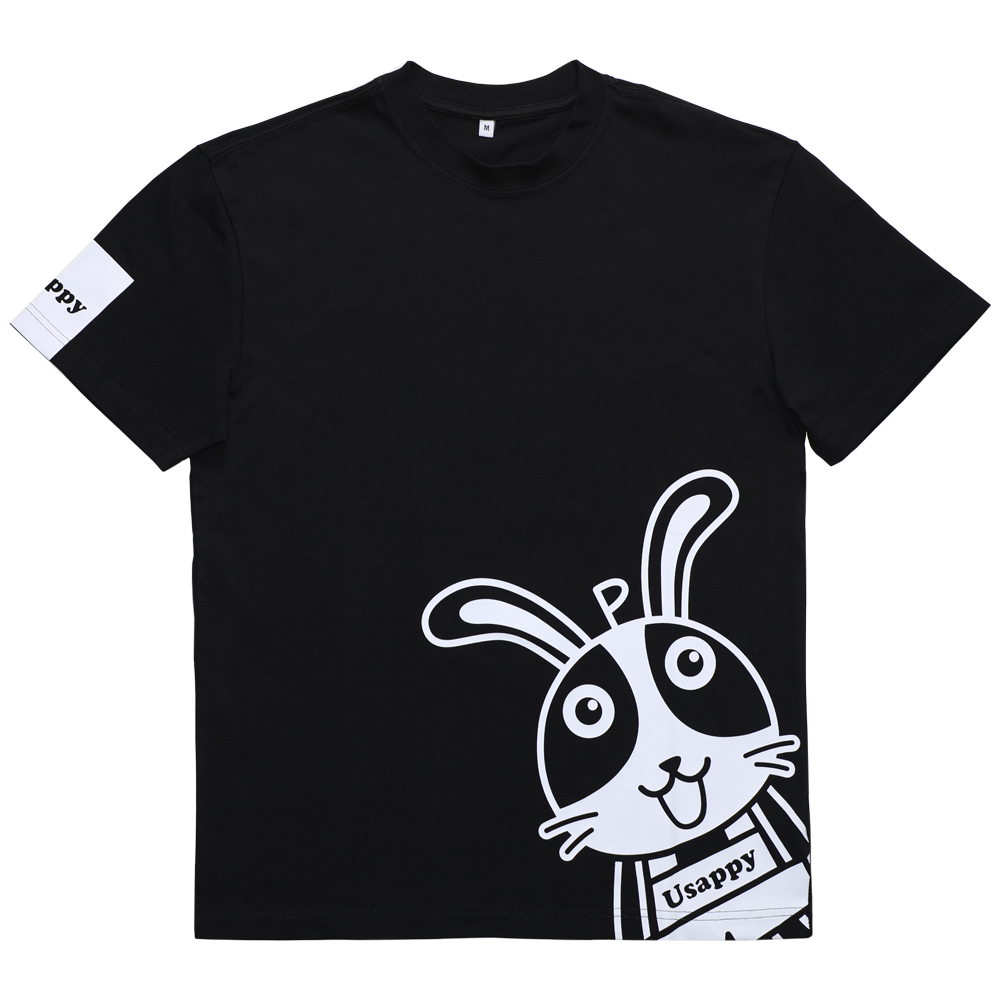 Usappy Tシャツ 黒 M｜うさマートジャパンサービス株式会社の総合通販