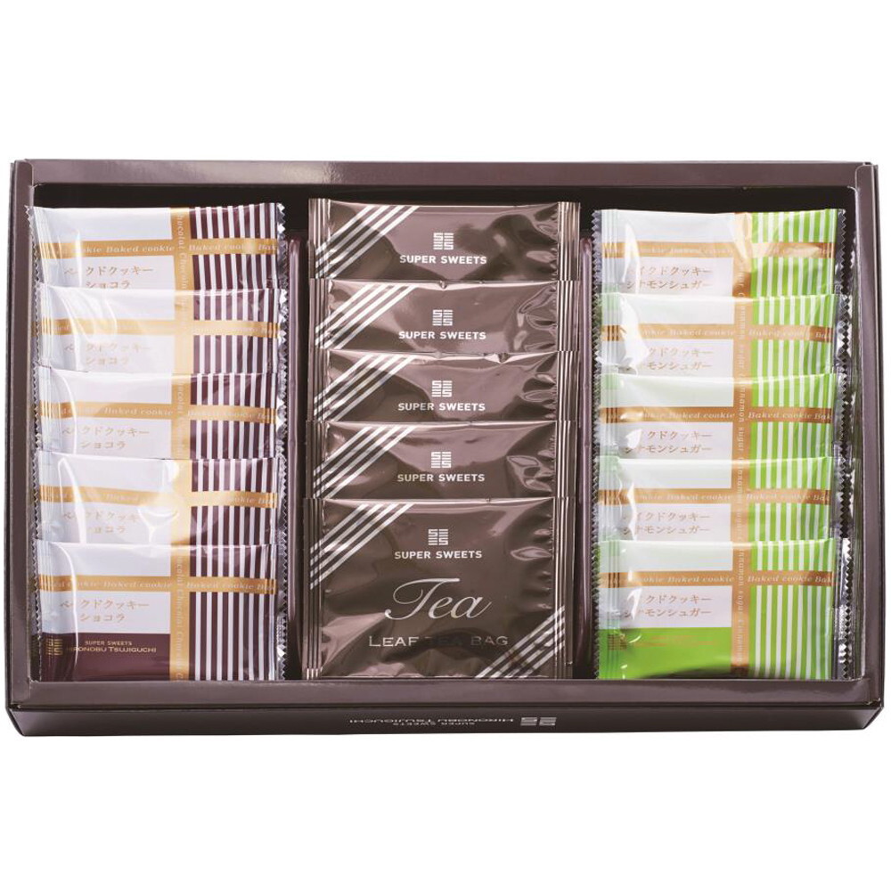辻口博啓 スーパースイーツプレミアム焼菓子ギフト 15個入（焼き菓子10個・紅茶5個）｜宇佐美鉱油のギフトサイト「うさマートギフト」