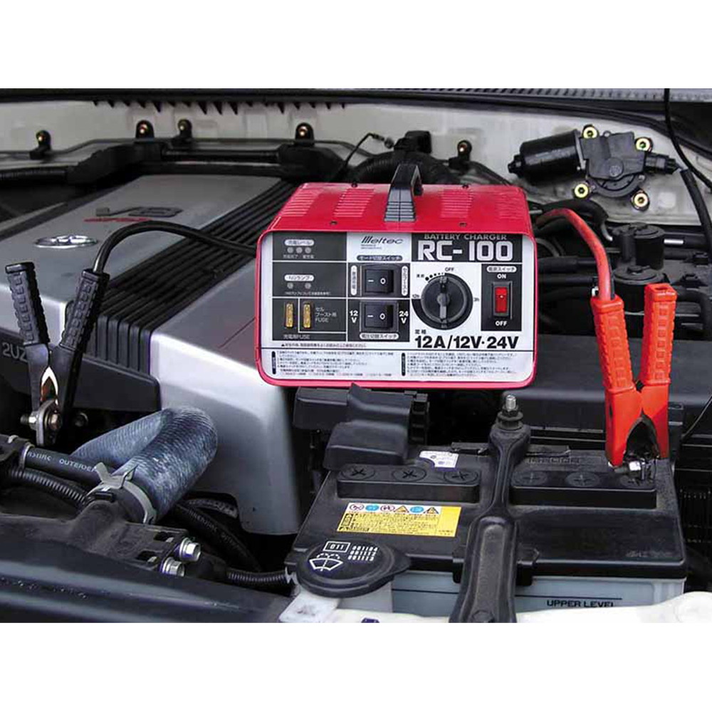 大自工業 メルテック 大自工業 RC-100 バッテリー充電器 12V/24V対応