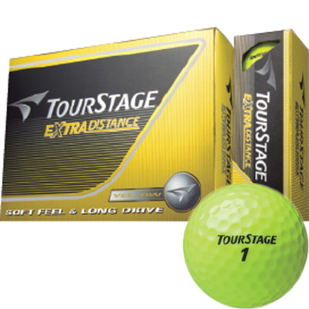 ブリヂストンスポーツ TOURSTAGE EXTRA DISTNACE イエロー【1ダース 