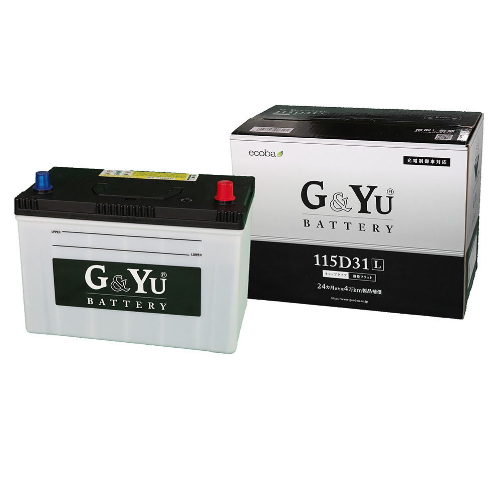 G＆Yuバッテリー G&Yu バッテリー エコバシリーズ 標準搭載 ミニカ GF-H42A ecb-34B17L G&Yu BATTERY ecoba