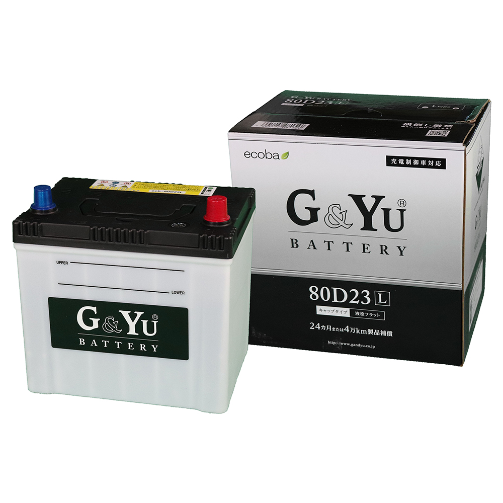 G&Yu バッテリー ecb-80D23L｜宇佐美鉱油の総合通販サイトうさマート