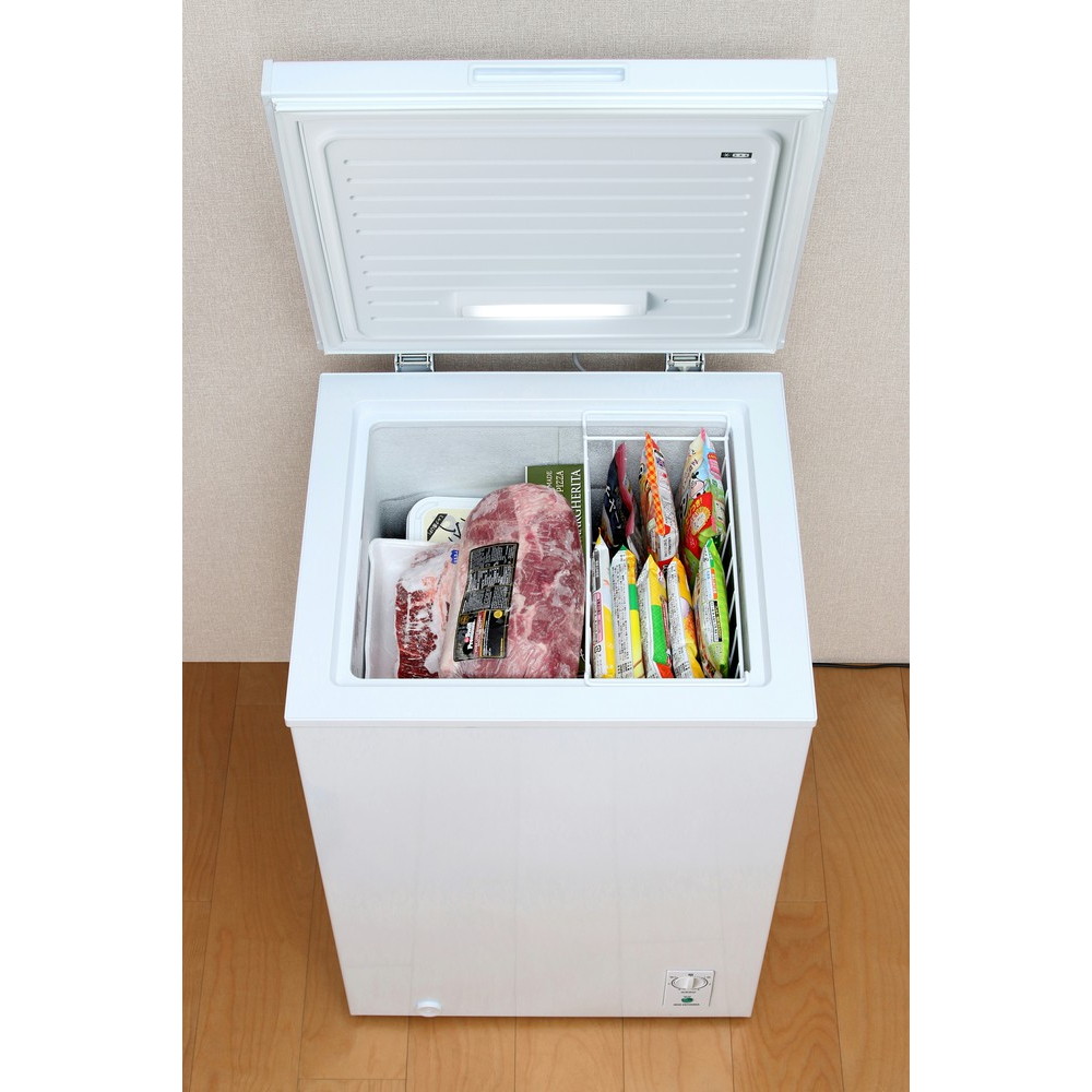 基本設置料金込】アイリスオーヤマ 上開き式冷凍庫 100L ホワイト ICSD