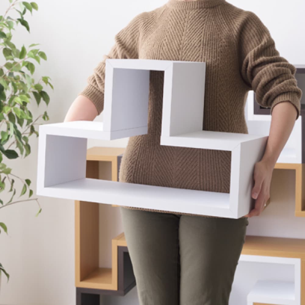 東谷株式会社　パズルラック　コゾー　ナチュラル　3個セット 東谷株式会社 パズルラック コゾー ナチュラル 3個セット 東谷