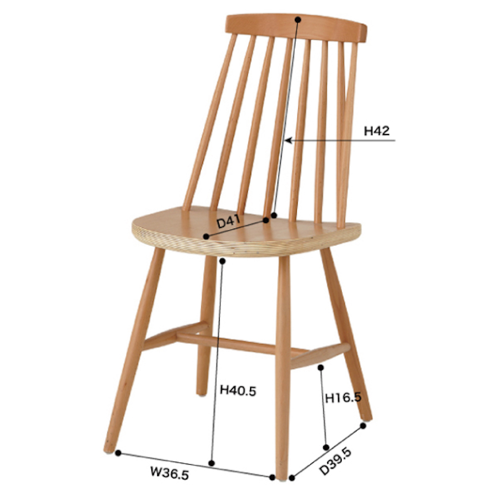 東谷 ブロッサム ダイニングチェア イス2脚 COL-019