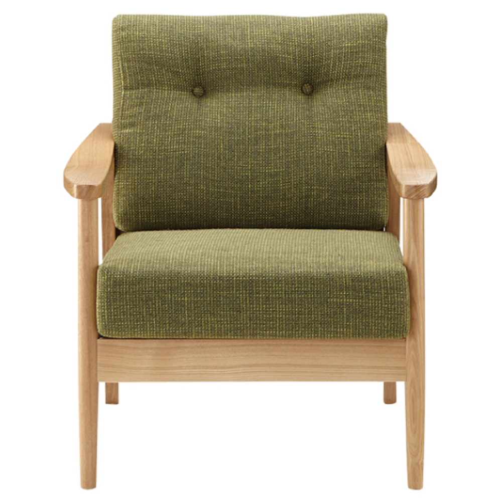 東谷 Bassum バッスム ソファ1人掛 RTO-911GR グリーン｜うさマート