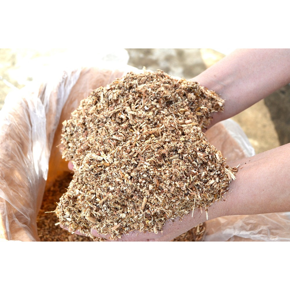 島田小割製材所 清掃用・吸着用 万能おがくず 大粒 100L(50L×2袋 
