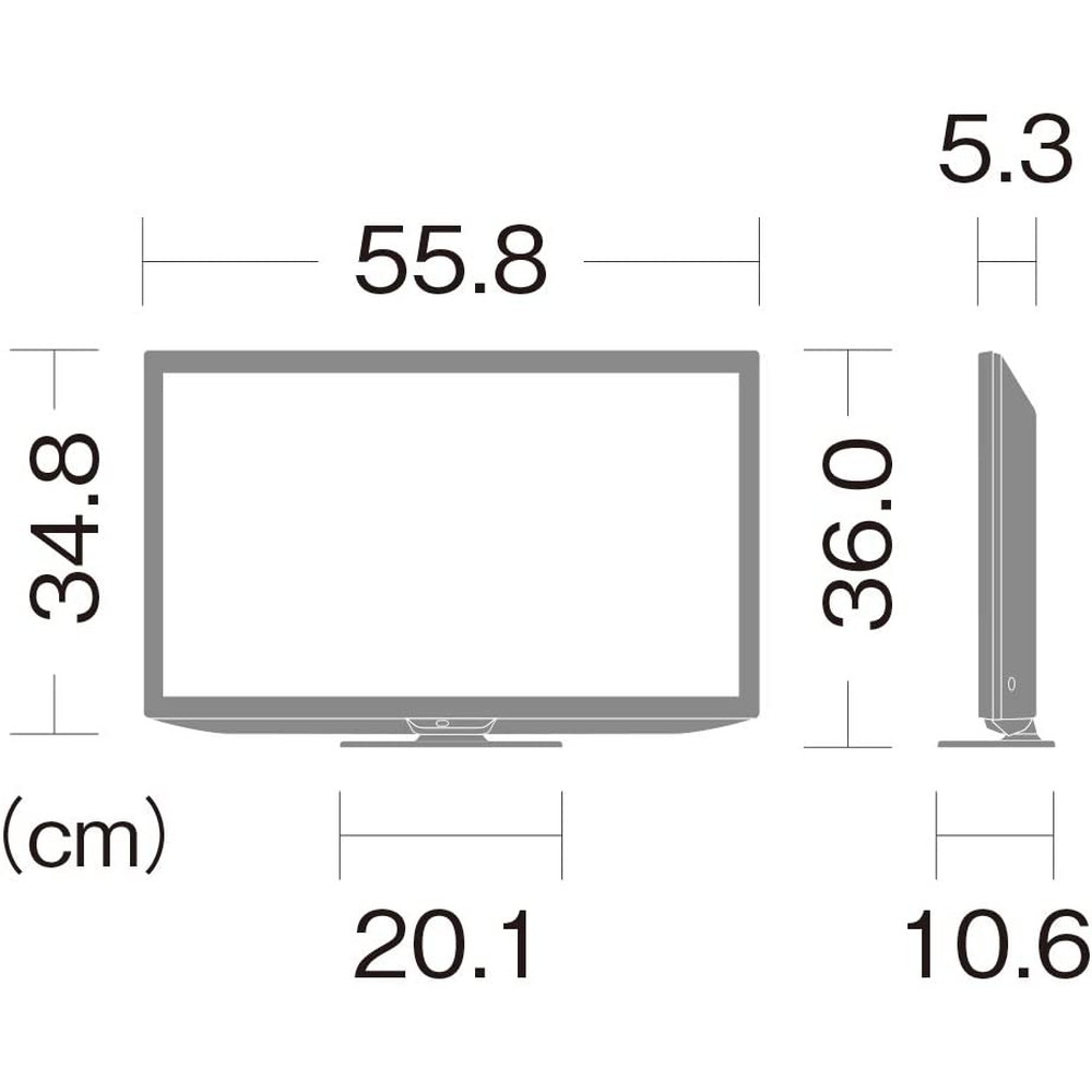 SHARP AQUOS(アクオス) 液晶テレビDEライン 24V型 ホワイト 2T-C24DE-W