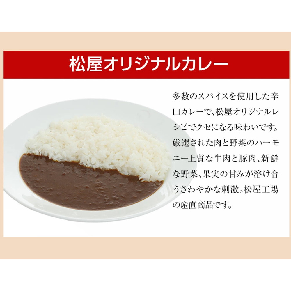 松屋フーズ オリジナルカレー 10食セット｜うさマートジャパン