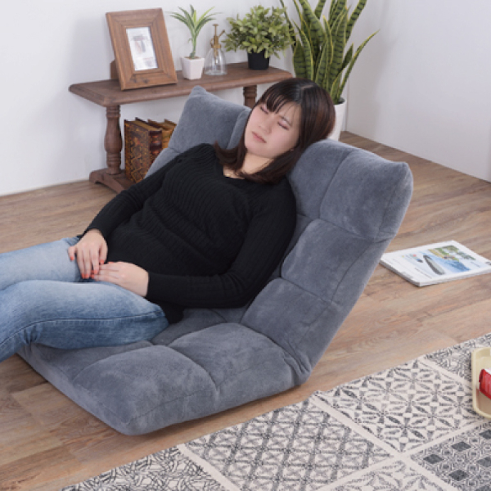 東谷 もこもこワイドリクライナー ブラック FKC-005BK｜うさマート