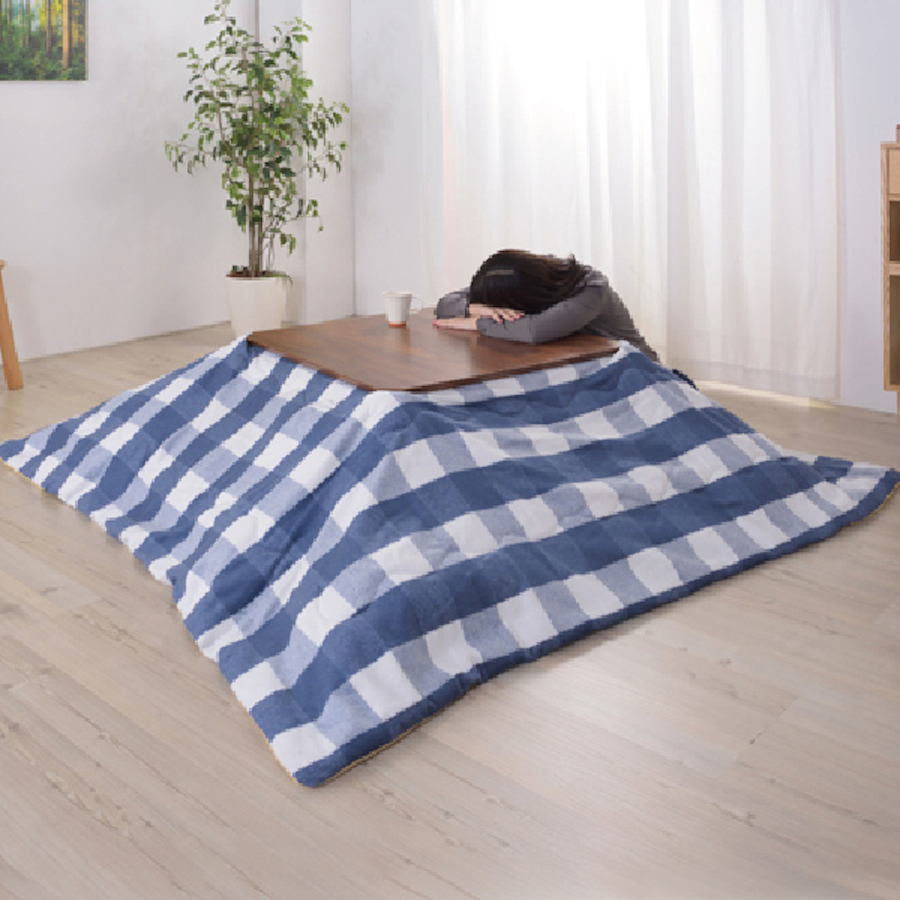 東谷 薄掛コタツ布団 正方形 グレー KK-165GY｜うさマートジャパン