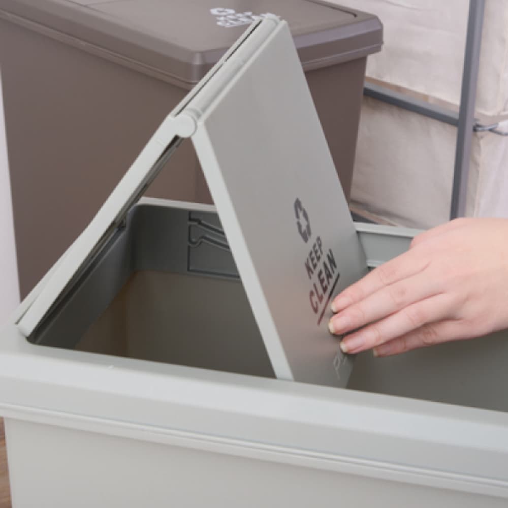 まとめ得 東谷 スライドペール30L ブラウン LFS-762BR x [4個] /l 東谷(あずまや) スライドペール30L ブラウン LFS-762BR