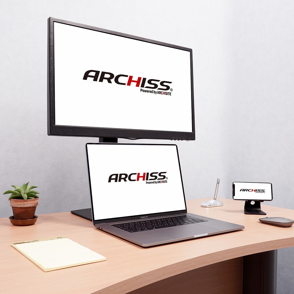 アーキサイト ARCHISS(アーキス) ガス式 昇降 液晶モニタースタンド AS