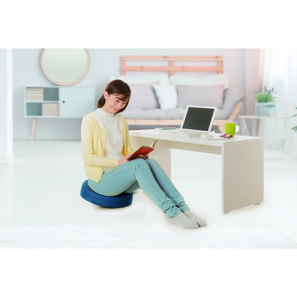 サンファミリー 体幹ゆらゆらバランスクッション ネイビー 宇佐美鉱油の総合通販サイトうさマート