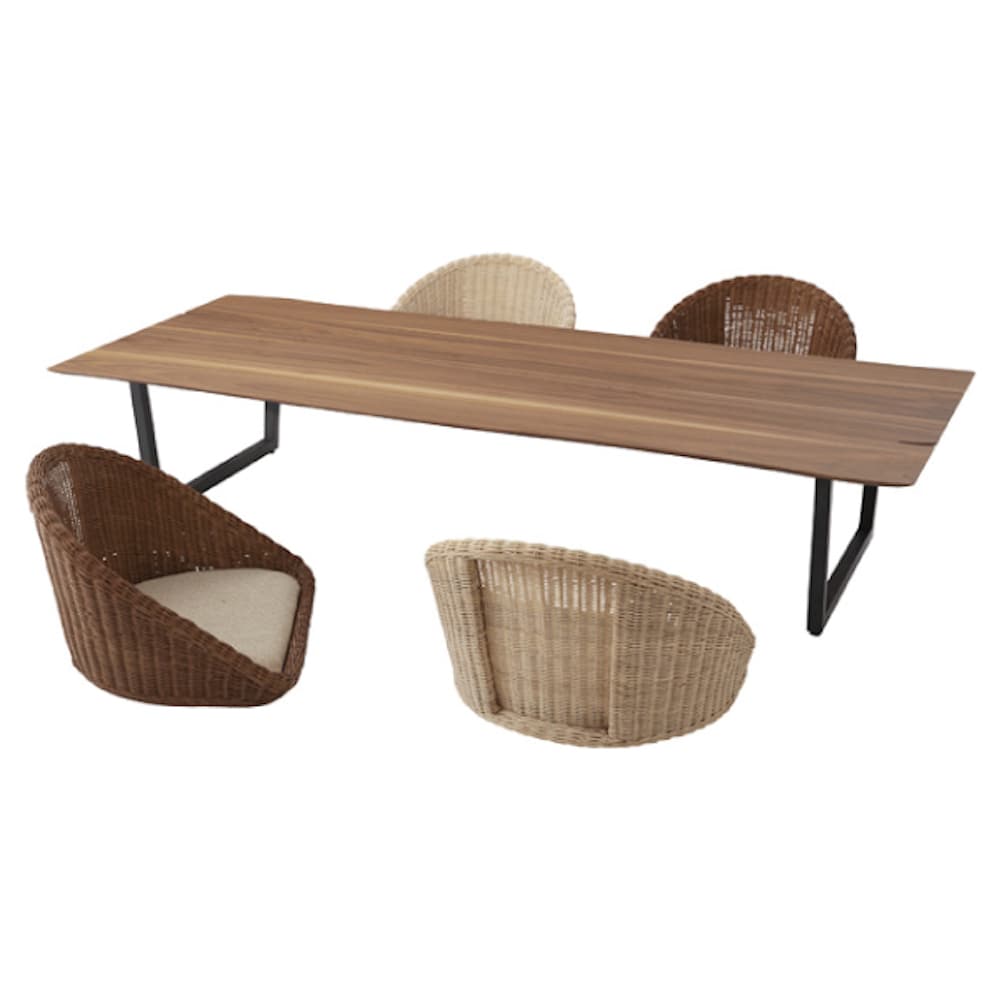 東谷 ラタンフロアチェア ナチュラル NRS-425NA｜うさマートジャパン