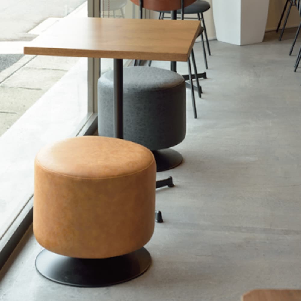 【メーカー直送】東谷 PC-505BK ラウンドスツール（ブラック） Azumaya 東谷 ラウンドスツール ブラック PC-505BK｜うさマートジャパン