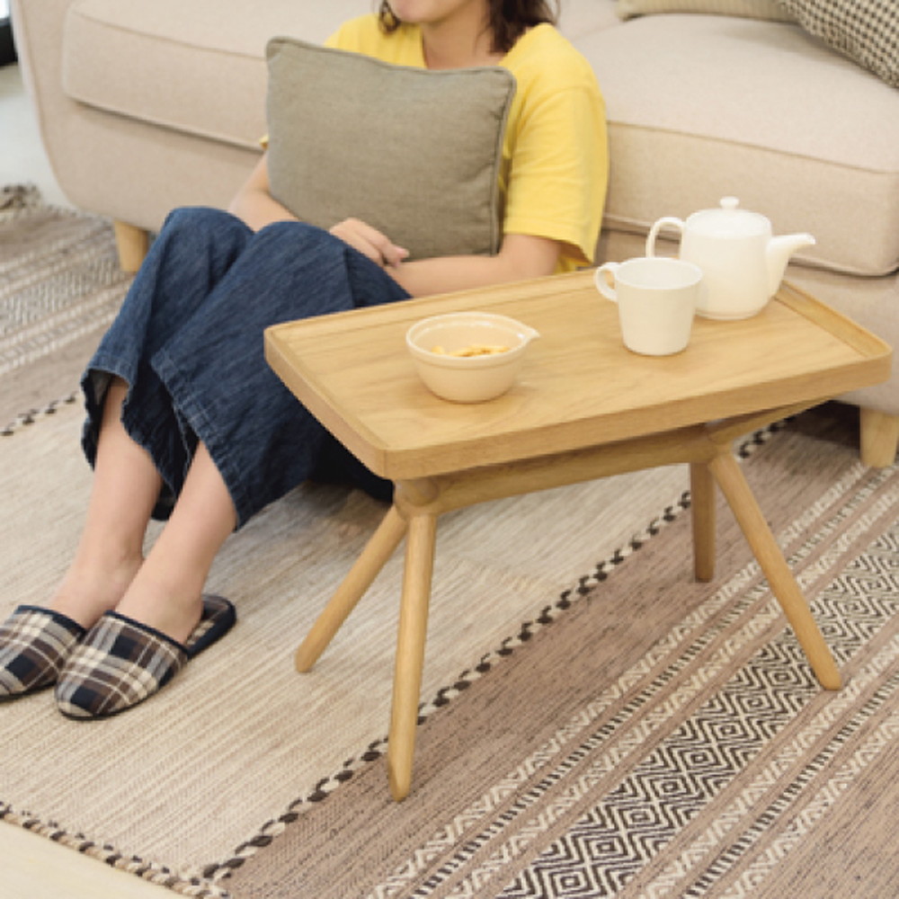 2WAY サイドテーブル ナチュラル GT880NA 東谷 2WAYサイドテーブル GT-880NA｜うさマートジャパンサービス