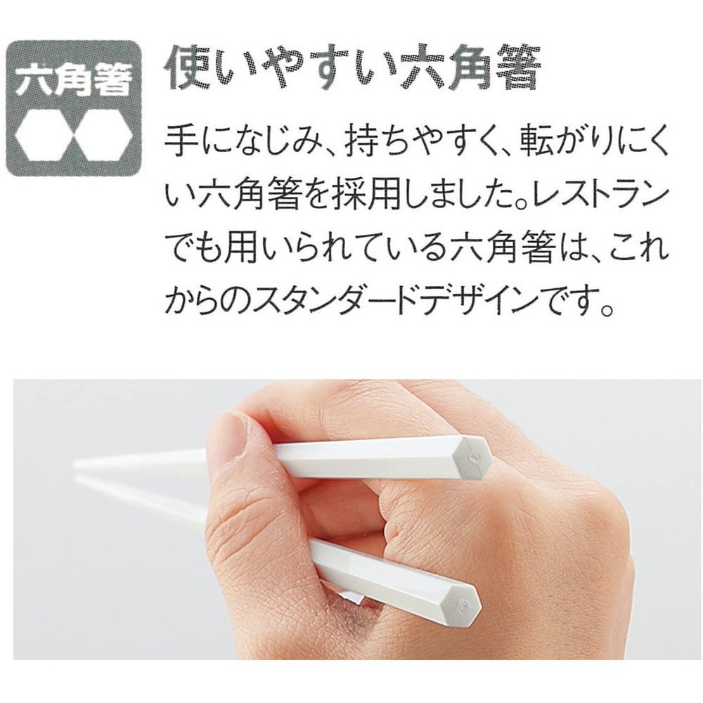 岩崎工業 Airy Style 箸箱セット 19.5cm H-581 ホワイト｜うさ