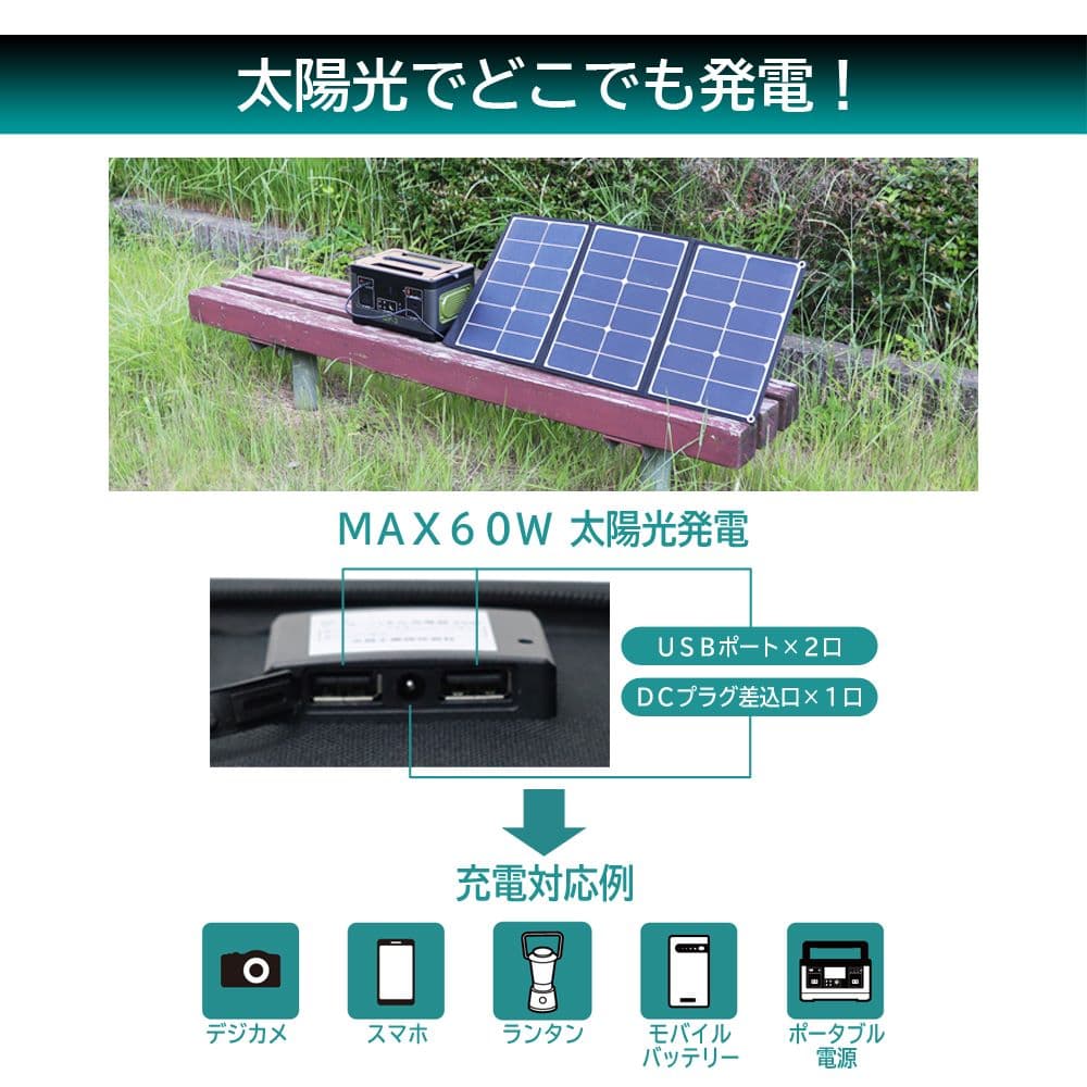 大自工業 ソーラーパネル 60W MP-4｜宇佐美鉱油の総合通販サイトうさマート