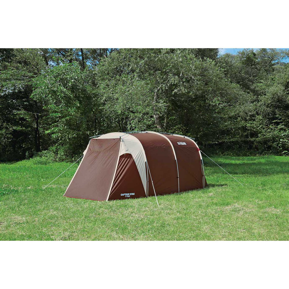 【未使用】キャプテンスタッグ　エクスギア　ワンルームシェルタードーム エクスギア シェルターワンルームドーム 5~6人用 - アウトドア
