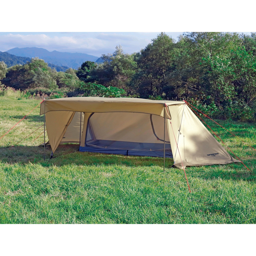 【CAPTAIN STAG】Trekker ソロベースUV カーキ 新品未使用 キャプテンスタッグ トレッカー ソロベースUV カーキ UA-0063｜うさ