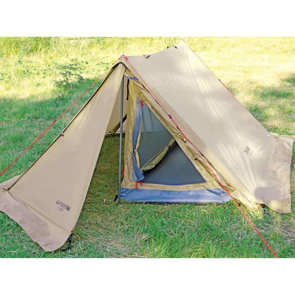 キャプテンスタッグ トレッカー ソロベースUV カーキ UA-0063｜うさ