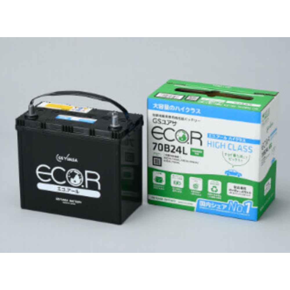 GSユアサ ECOR 50B24R バッテリー Amazon.co.jp: GSユアサ ECO.R EC 50B24R 国産車バッテリー 充電