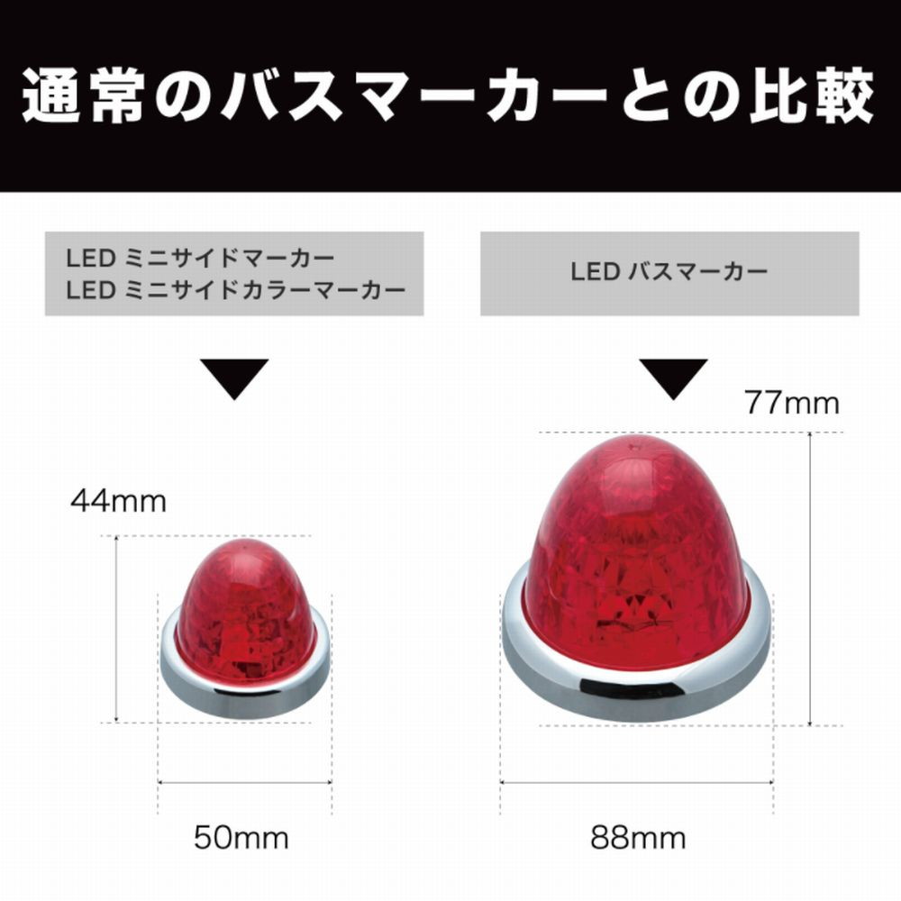 ジェットイノウエ LEDミニサイドカラーマーカーランプ 零(ZERO) カラー