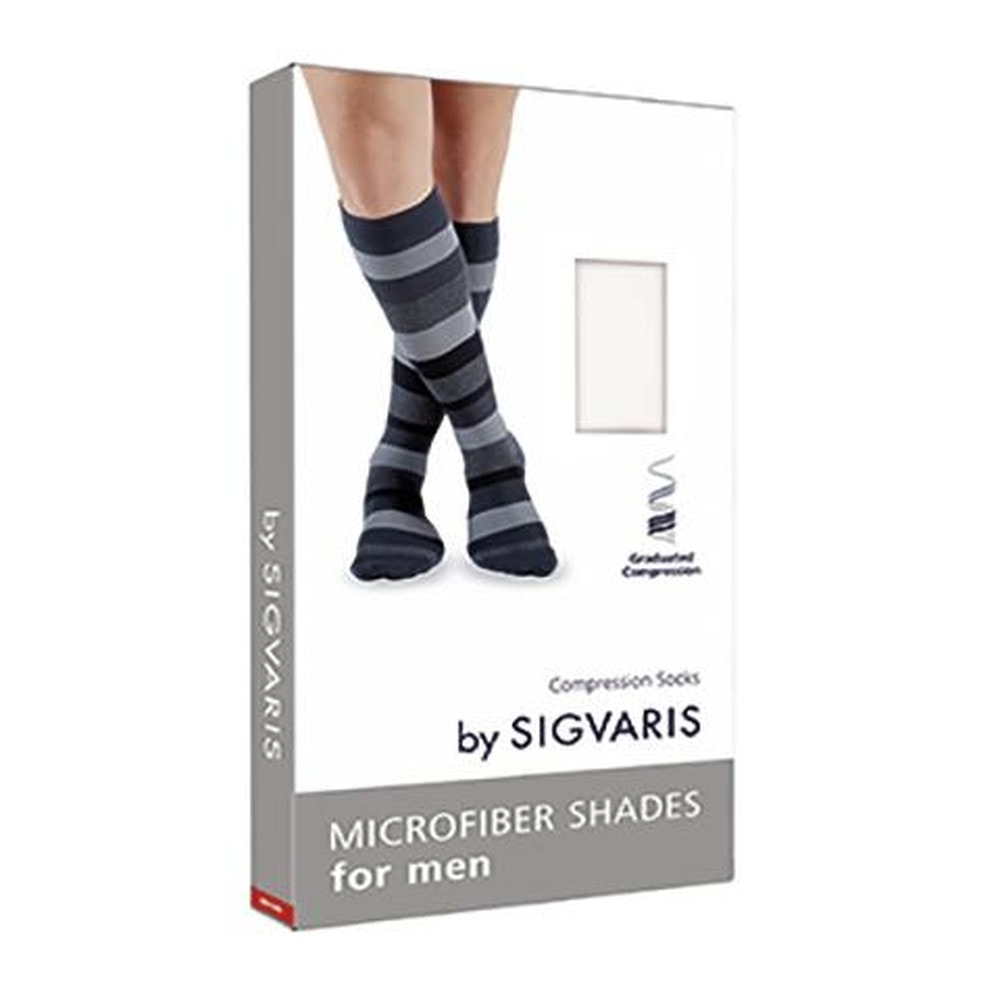 SIGVARIS マイクロファイバーシェード グラファイトストライプ