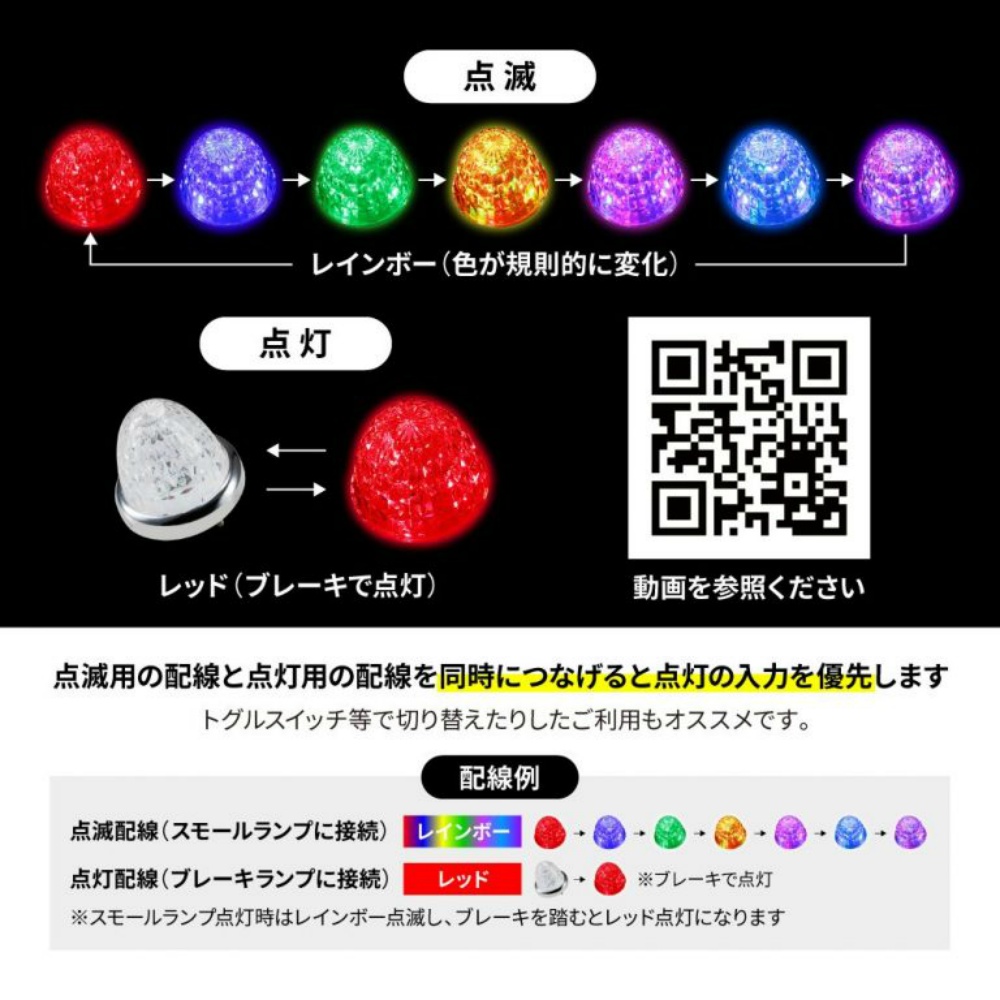 ジェットイノウエ LED6 スターライトバスマーカー零(ゼロ) クリア