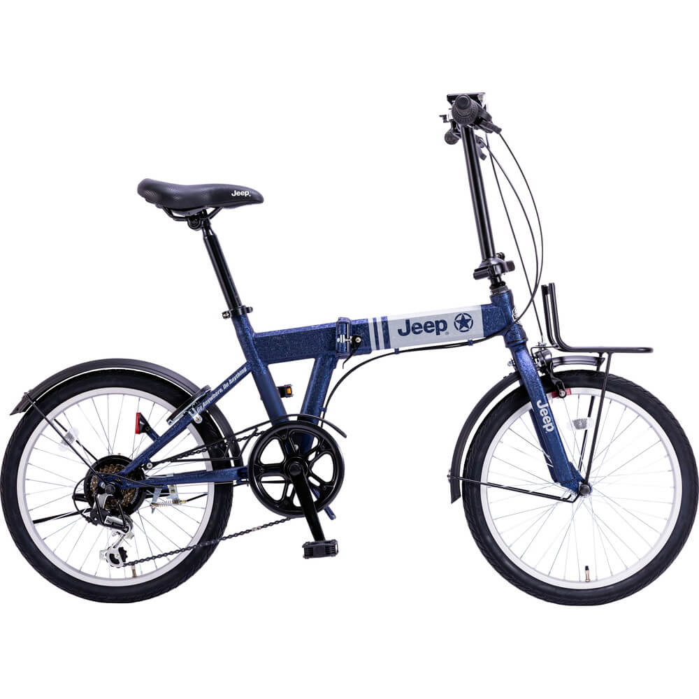 GSジャパン ジープ 206G 折りたたみ自転車 バイク 6段変速 20インチ