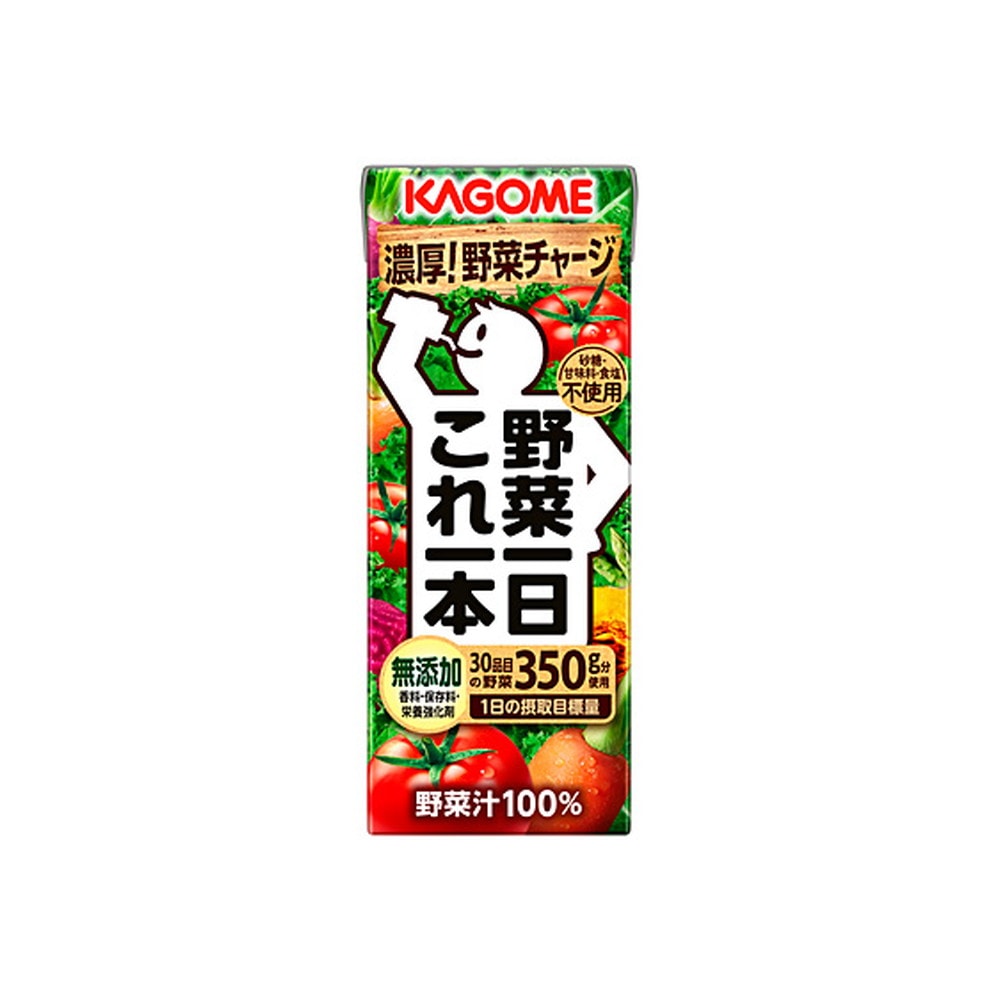 カゴメ 野菜一日これ一本 紙パック 200ml【※24本入】｜宇佐美鉱油の総合通販サイトうさマート