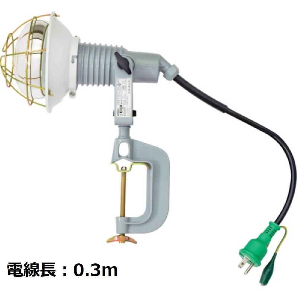 日動工業 レフ球投光器 100V 200W 0.3m アース付 2300lm AF-E200 100V