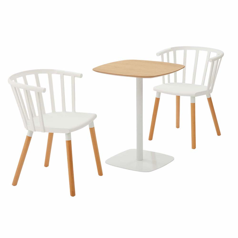 【メーカー直送】東谷 PT-993WH カフェテーブル（ホワイト） Azumaya 東谷 カフェテーブル ホワイト PT-993WH｜うさマートジャパンサービス