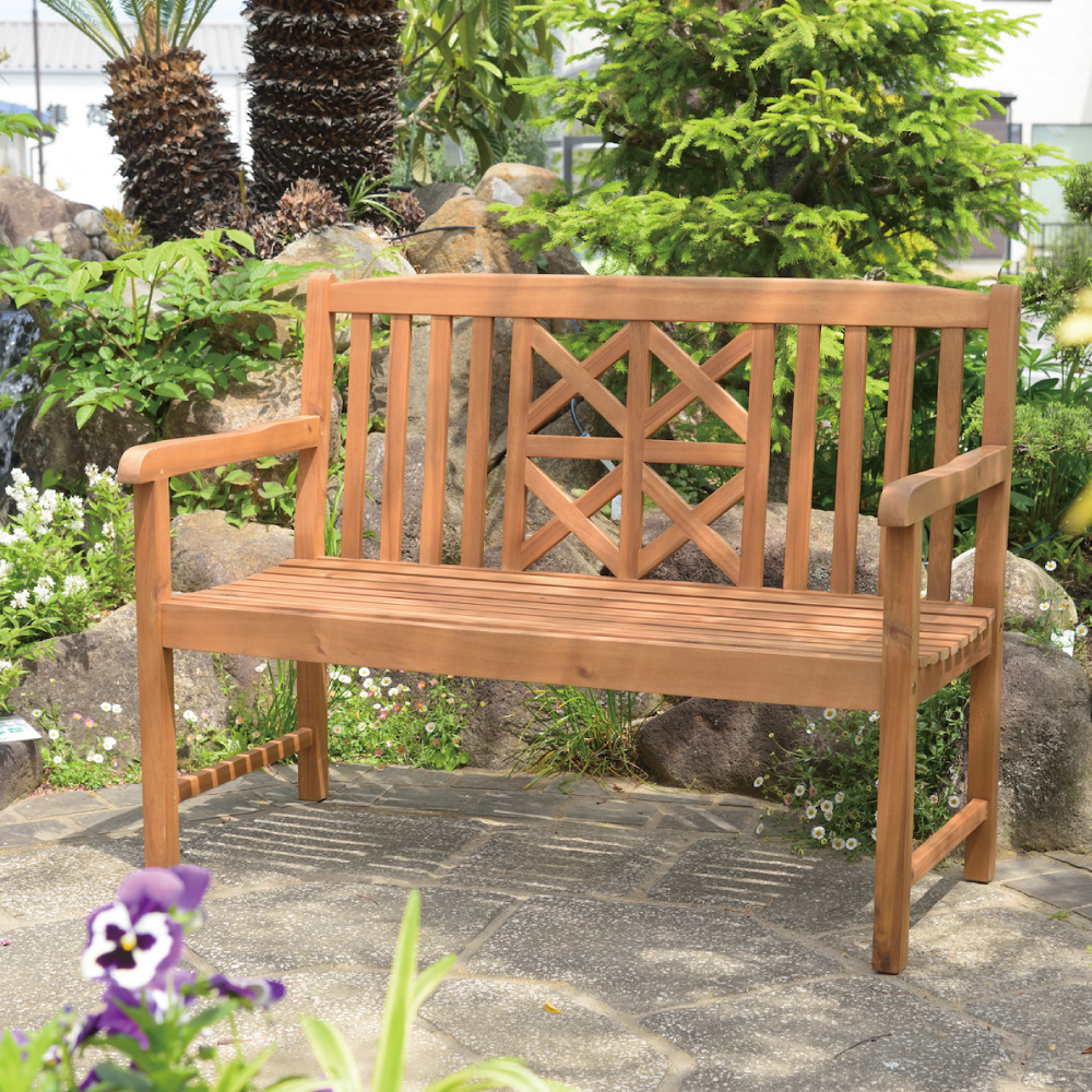 木製ベンチ 国産木材ロングベンチ JFLP-BE-3280 | 天然木材・角材ベンチ | ベンチ