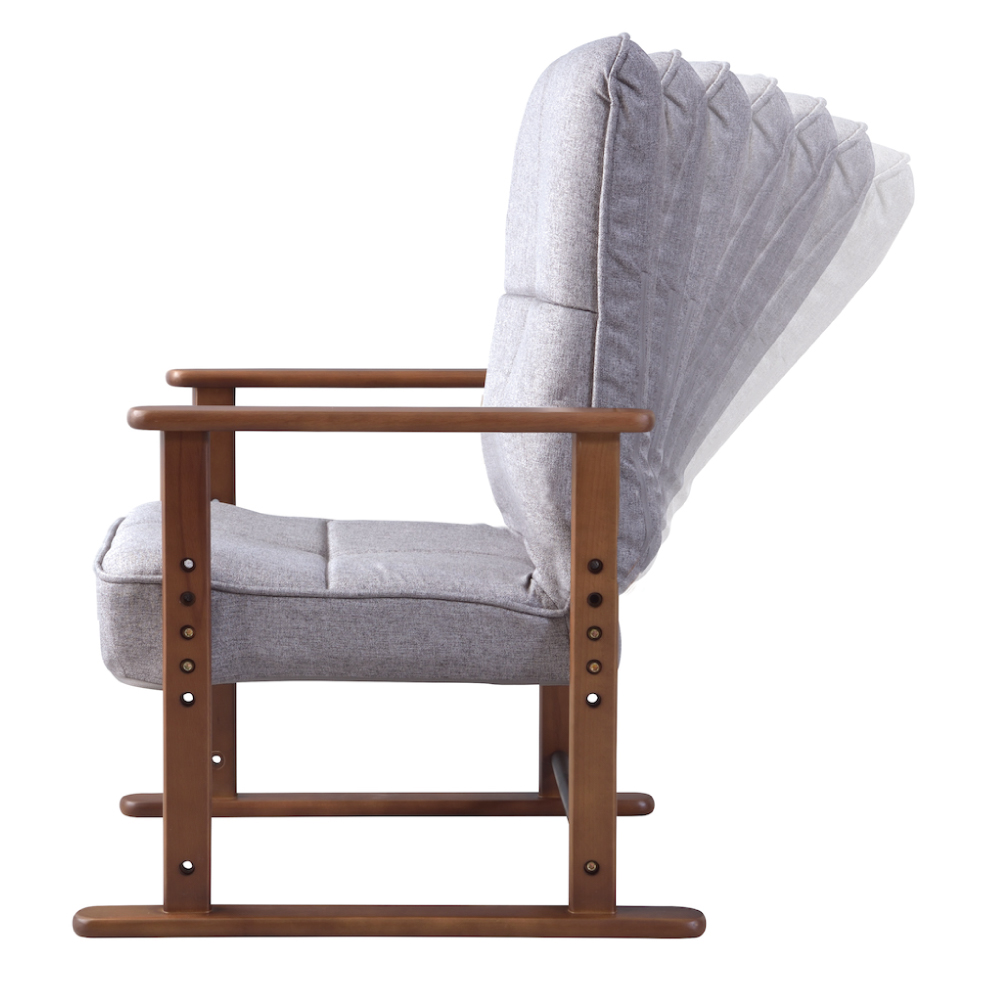 東谷 高座椅子S グレー LSS-34GY｜うさマートジャパンサービス