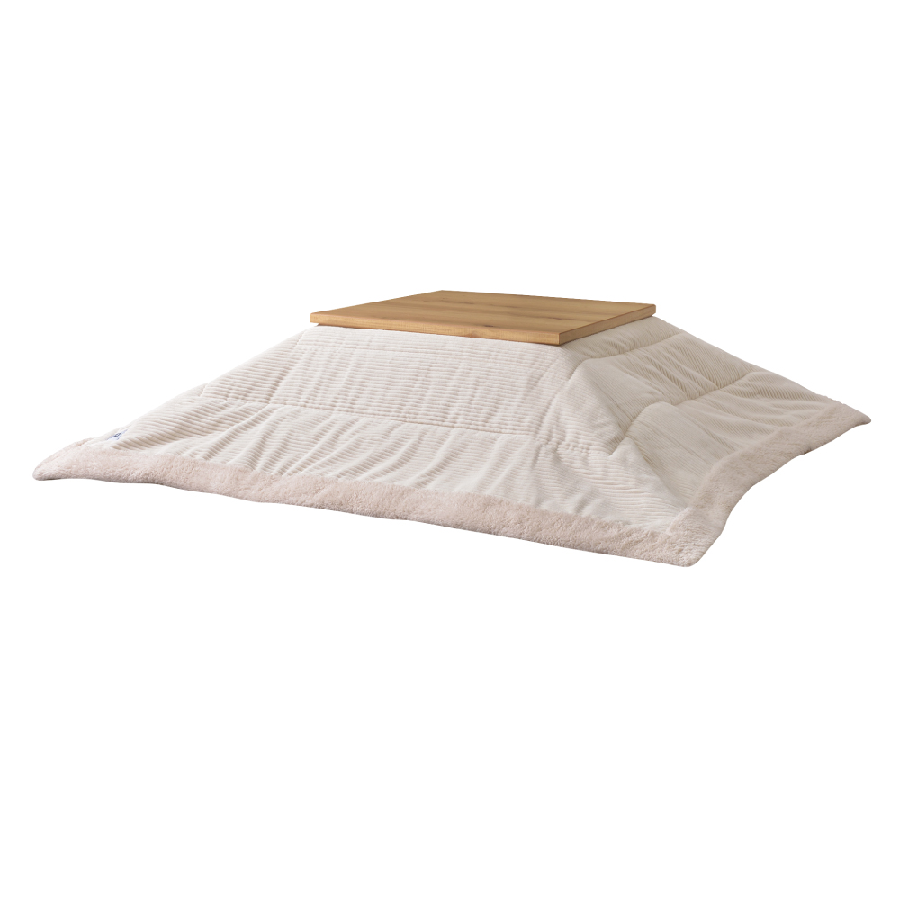 こたつ 布団 正方形 東谷 KK-141WH ホワイト 薄掛けコタツ布団 メーカー直送 東谷 薄掛コタツ布団 正方形 ホワイト KK-141WH｜うさマートジャパン