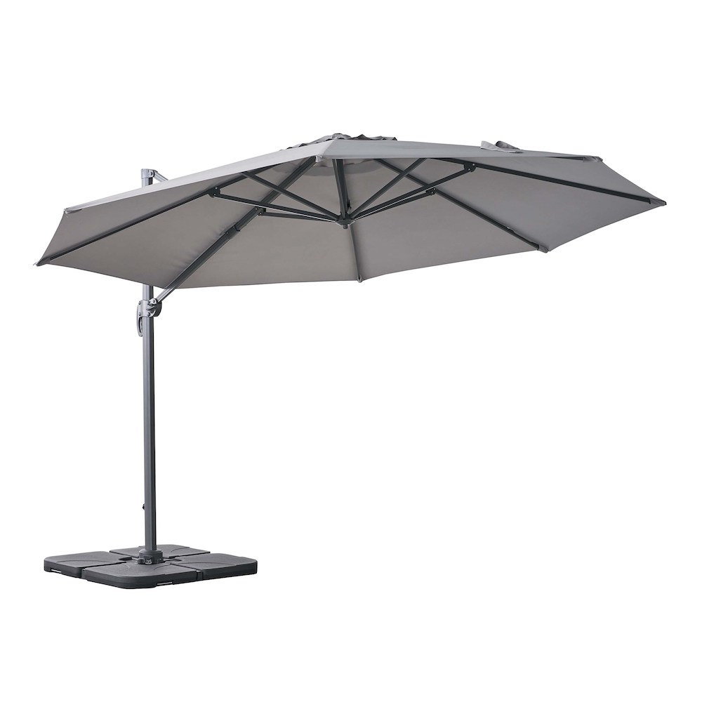 ガーデンパラソル　グレー 東谷 ガーデンパラソル グレー RKC-729GY｜うさマートジャパンサービス