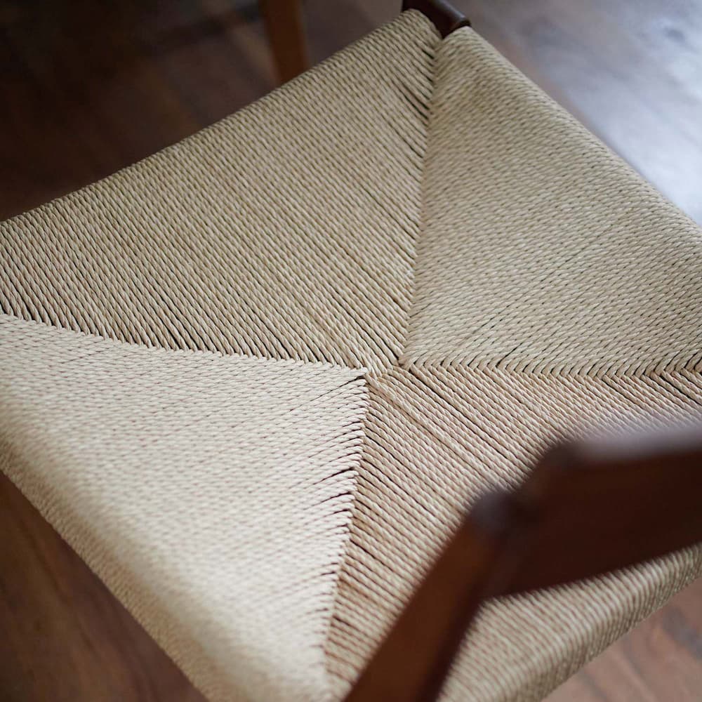 東谷 ペーパーコードチェア ブラウン ACE-73BR｜うさマートジャパン