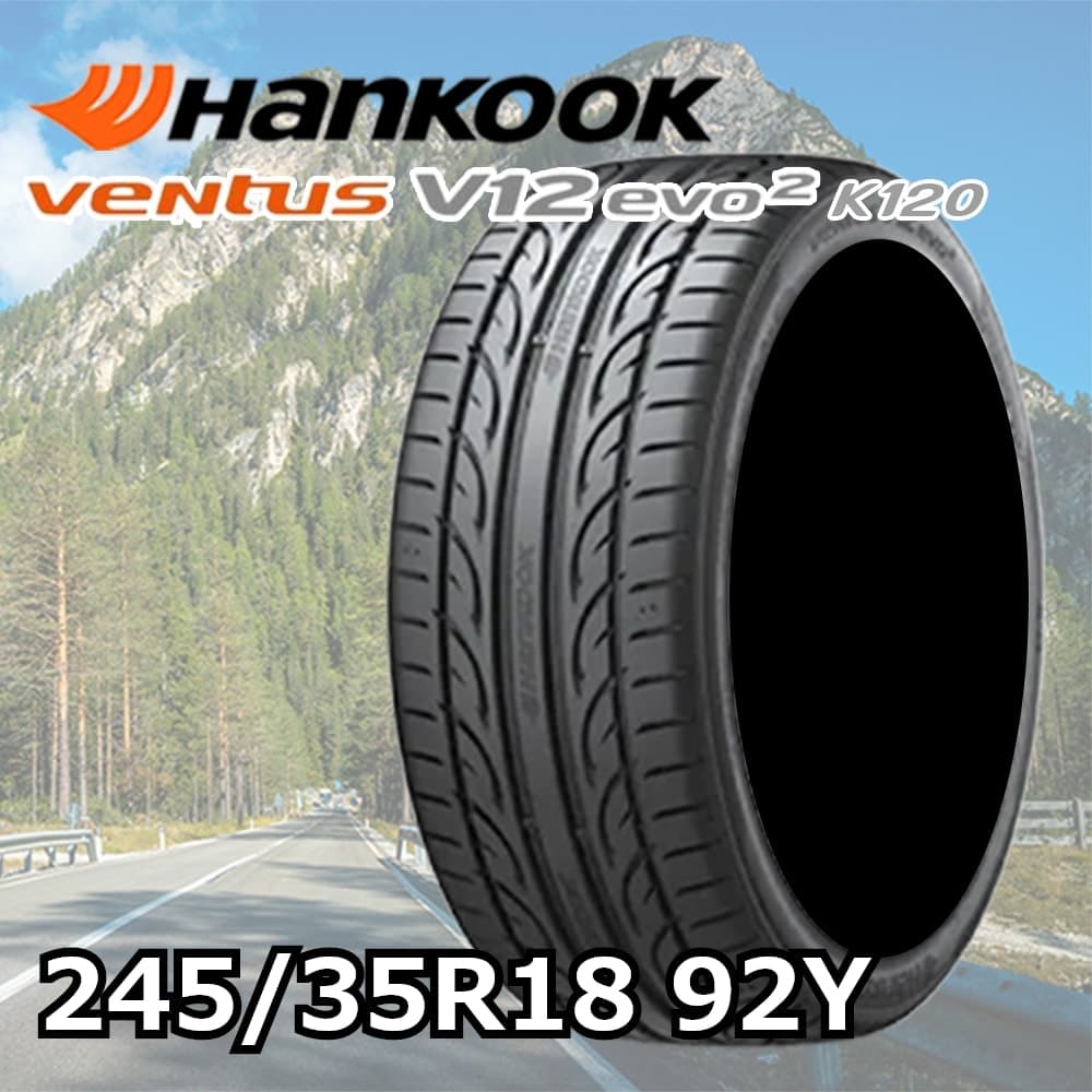 HANKOOK Ventus V12 evo2 K120 245/35R18 92Y｜宇佐美鉱油の総合通販サイトうさマート