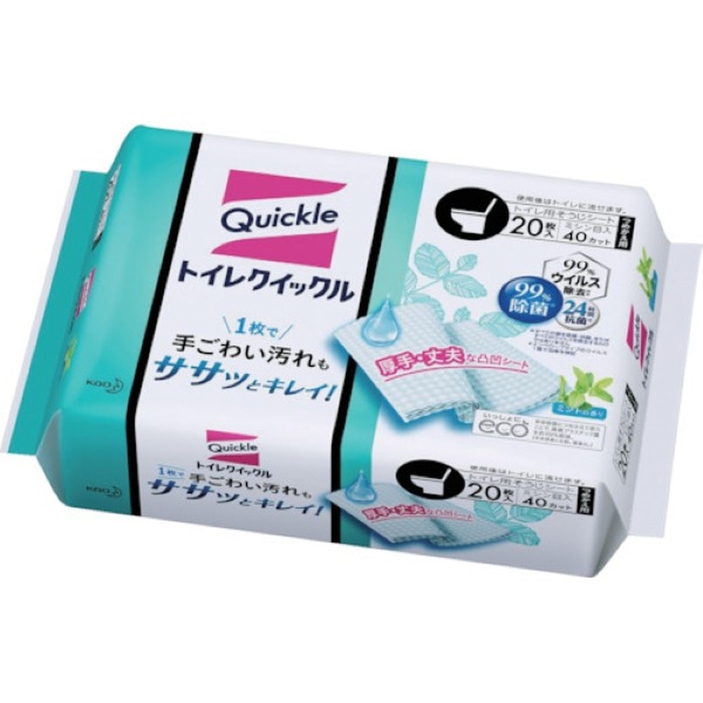 2024-25 秋冬新作  ハイブランドの 花王 KAO トイレクイックル つめかえ用 ジャンボパック 20枚入 入浴剤・バスソルト